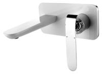 Смеситель для раковины Lemark Melange LM4926CW хром/белый