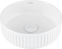 Раковина накладная круглая Allen Brau Fantasy 4.11032.21 керамика цвет белый матовый