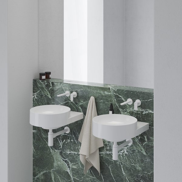 Смеситель для раковины Ravak Eleganta X070255 белый вельвет