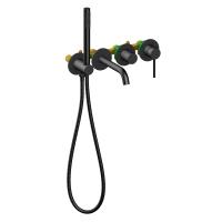 Смеситель для ванны или душа Timo Saona 2314/03YSM встраиваемый в стену 
без термостата черный