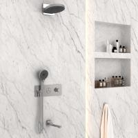 Душевая система со смесителем Vincea Inspire VSFW-432TI1CH монтаж встраиваемая в стену с термостатом хром