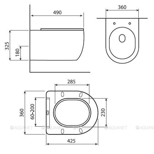 Крышка-сиденье Allen Brau Fantasy 4.11005.BD цвет бордовый матовый