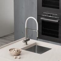 Смеситель для кухни Sancos Imola SC4010BNwh с подключением к фильтру брашированный никель