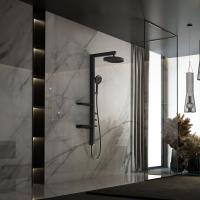 Душевая система со смесителем Vincea Inspire VSFS-3I11MB монтаж настенная без термостата матовый черный