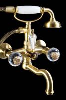 Смеситель для ванны или душа Boheme Flora 313-FL настенный 
без термостата 