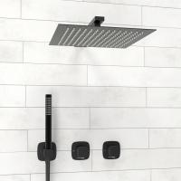 Душевая система со смесителем Wasserkraft Nuthe 9100 A9151.264.219.162.327.242.217 монтаж встраиваемая в стену без термостата черный