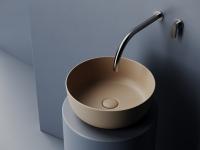 Раковина накладная круглая Ceramica Nova Element CN6073MC фарфор цвет бежевый матовый