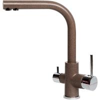 Смеситель для кухни Paulmark Essen Es213011-307 с подключением к фильтру терракот