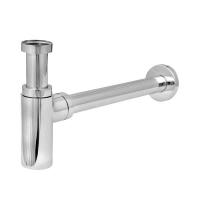 Cифон для умывальника телескопический из латуни, латунь, латунь