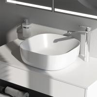 Раковина  квадратная  Am.Pm Func M8FWCC30430WG фарфор цвет белый глянцевый