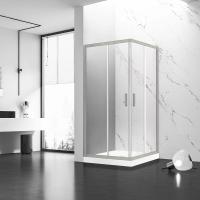 Душевой угол раздвижной Veconi Rovigo RV83-12090-01-C5 прямоугольный 120x90 стекла прозрачные, профиль брашированный никель