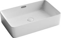 Раковина накладная прямоугольная Ceramica Nova Element CN5025 фарфор цвет белый