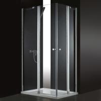 Душевой угол Cezares Elena ELENA-AH-2-100/90-C-Cr прямоугольная  стекла прозрачные, профиль хром