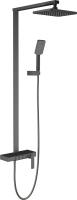Душевая система со смесителем Timo Torne SX-4310/03 монтаж настенная без термостата черный