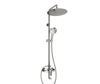 Душевая система со смесителем Wasserkraft  A166.116.101.010.CH монтаж настенная без термостата хром