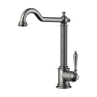 Смеситель для кухни Omoikiri Toshima 4994326 с подключением к фильтру античное серебро