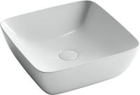 Раковина накладная квадратная  Ceramica Nova Form CN2002 фарфор цвет белый