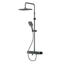 Душевая система со смесителем Am.Pm Func F078F722 монтаж настенная без термостата черный