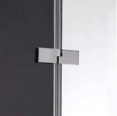 Душевой угол Cezares Bergamo BERGAMO-W-P-1-100-C-Cr-L-IV пятиугольная  стекла прозрачные, профиль хром