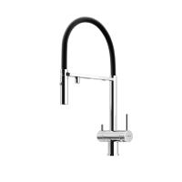 Смеситель для кухни Sancos Imola SC4010CH с подключением к фильтру хром/черный