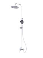 Душевая система со смесителем BelBagno Marino MARINO-DOCM-CRM монтаж настенная без термостата хром
