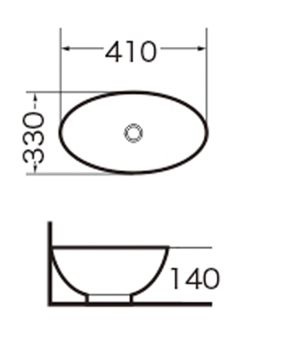 Раковина  овальная Grossman  GR-3018 фаянс цвет белый