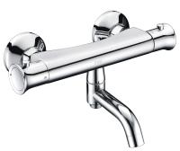 Смеситель для ванны или душа D&K Bayern DA2113201 настенный 
с термостатом хром