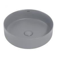 Раковина  круглая Abber Bequem AC2109MG фаянс цвет серый матовый