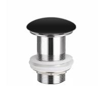 Донный клапан без перелива Ceramica Nova CN2000MB латунь/керамика черный матовый