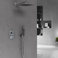 Душевая система со смесителем Vincea  VSFW-102TCH монтаж встраиваемая в стену с термостатом хром