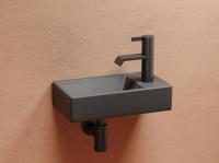 Раковина подвесная прямоугольная Ceramica Nova Element CN6051LMDH фарфор цвет темно-серый матовый