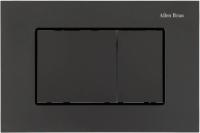 Кнопка смыва механическая Allen Brau Evo S 9.2EV01.31 цвет черный матовый