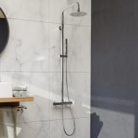 Душевая система со смесителем RGW Shower Panels 21140121-01 монтаж настенная с термостатом хром