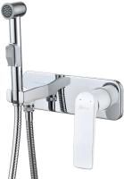 Гигиенический душ Lemark Allegro LM5919CW встраиваемый в стену хром/белый