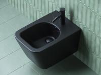 Биде подвесное Ceramica Nova Metric CN3008MB фарфор, цвет черный матовый