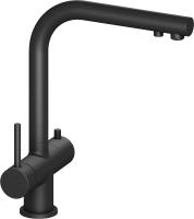 Смеситель для кухни Timo Saona 2356/03FL с подключением к фильтру черный