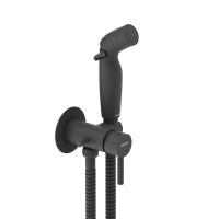 Гигиенический душ Damixa Option 211000300 встраиваемый в стену черный матовый