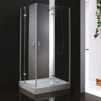 Душевой угол Cezares Bergamo BERGAMO-A-2-90-C-Cr квадратная   стекла прозрачные, профиль хром