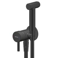 Гигиенический душ Sancos Atom SC2001MB встраиваемый в стену черный матовый