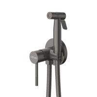 Гигиенический душ Cezares Relax RELAX-DIF-GM встраиваемый в стену оружейная сталь