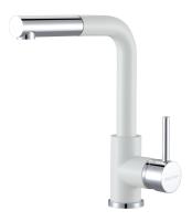 Смеситель для кухни Paulmark Kassel Ka214311-431 без подключения к фильтру белый матовый