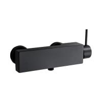Смеситель для душа Bravat Arc F96061K-01-ENG настенный 
без термостата черный