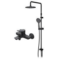 Душевая система со смесителем Am.Pm X-Joy F42885A14 монтаж настенная без термостата черный