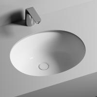 Раковина встраиваемая снизу овальная Ceramica Nova Element CN6042 фарфор цвет белый