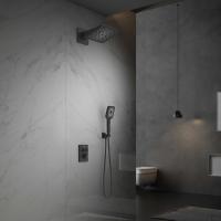 Душевая система со смесителем Vincea Inspire VSFW-3I21MT4MB монтаж встраиваемая в стену с термостатом матовый черный