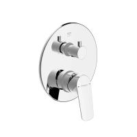 Смеситель для душа Bravat Rhein PB8429564CP-2-ENG встраиваемый в стену 
без термостата хром