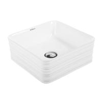 Раковина  квадратная  BelBagno  BB1421 фаянс цвет белый глянцевый