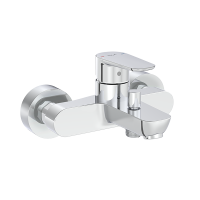 Смеситель для ванны VitrA Flow Soft A42946EXP настенный 
без термостата хром