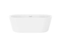 Акриловая ванна отдельностоящая BelBagno  BB306-1395 140x70 овальная цвет белый