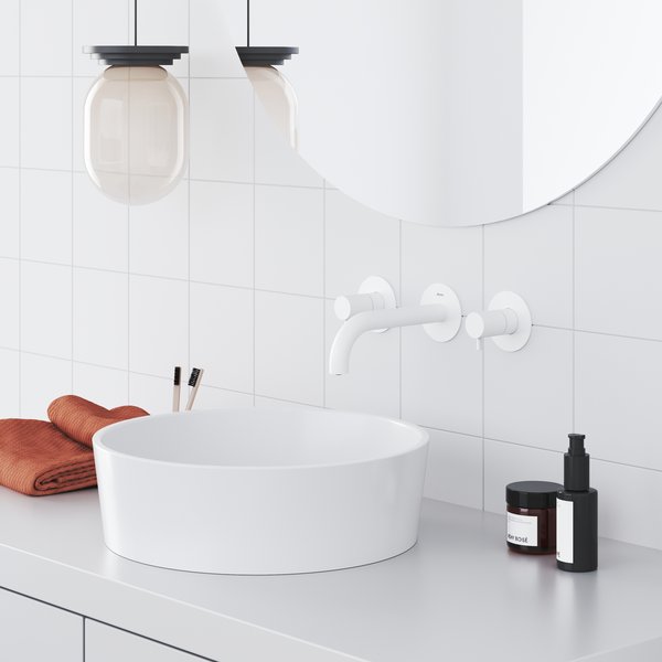 Смеситель для раковины Ravak Espirit X070239 белый вельвет